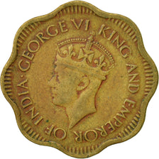 Monnaie, Ceylon, George VI, 10 Cents, 1944, TB+, Nickel-brass, KM:118