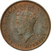 Coin, Ceylon, George VI, Cent, 1937, EF(40-45), Copper, KM:111