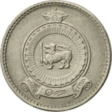 Moneta, Cejlon, Elizabeth II, 25 Cents, 1965, AU(50-53), Miedź-Nikiel, KM:131