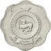 Moneda, Ceilán, Elizabeth II, 2 Cents, 1971, EBC, Aluminio, KM:128