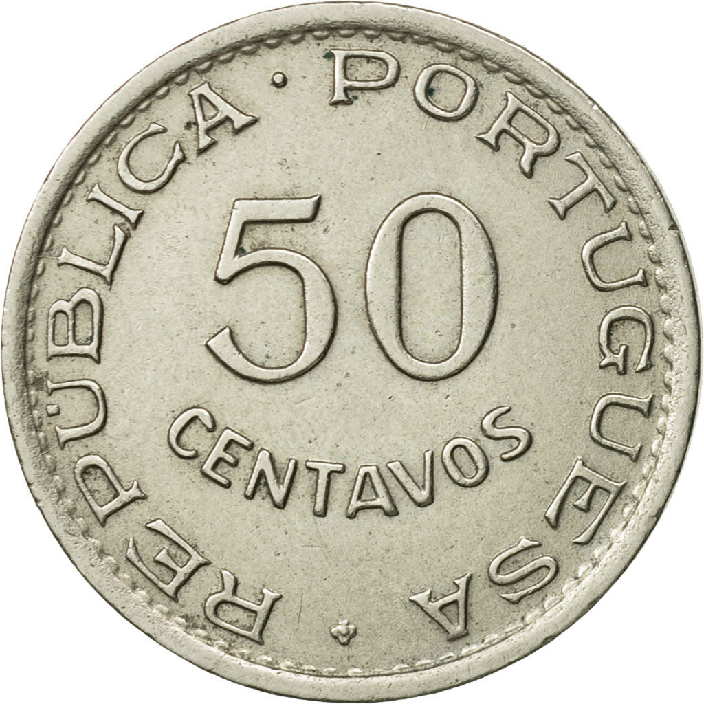 Angola, 50 Centavos, 1948, AU(55-58), Nickel-Bronze, KM:72