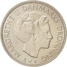 Coin, Denmark, Margrethe II, Krone, 1984, Copenhagen, MS(64), Copper-nickel