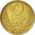 Moneda, Polonia, 2 Zlote, 1986, Warsaw, MBC, Latón, KM:80.2