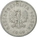 Moneda, Polonia, Zloty, 1949, Warsaw, MBC, Aluminio, KM:45a