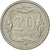 Moneda, Polonia, 20 Groszy, 2001, Warsaw, MBC+, Cobre - níquel, KM:280