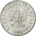 Moneda, Polonia, Grosz, 1949, Warsaw, EBC, Aluminio, KM:39