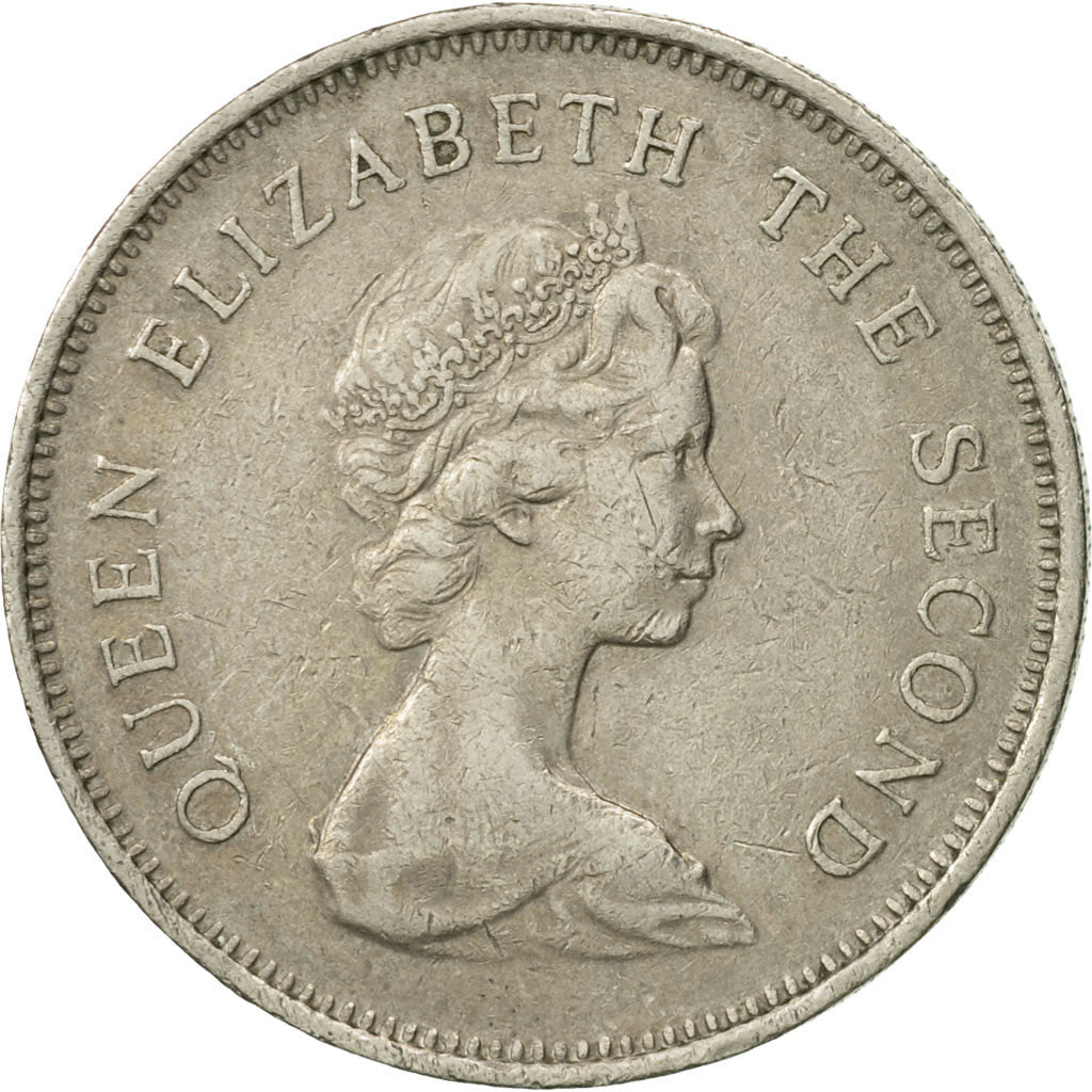 Moneta, Hong Kong, Elizabeth II, Dollar, 1978, EF(40-45), Miedź-Nikiel, KM:43