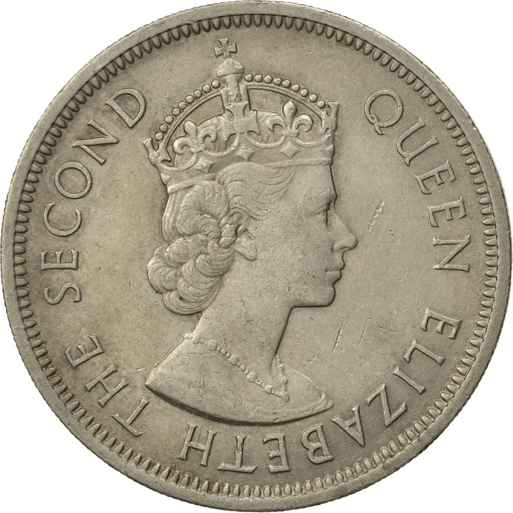 Coin, Hong Kong, Elizabeth II, Dollar, 1973, EF(40-45), Copper-nickel, KM:35