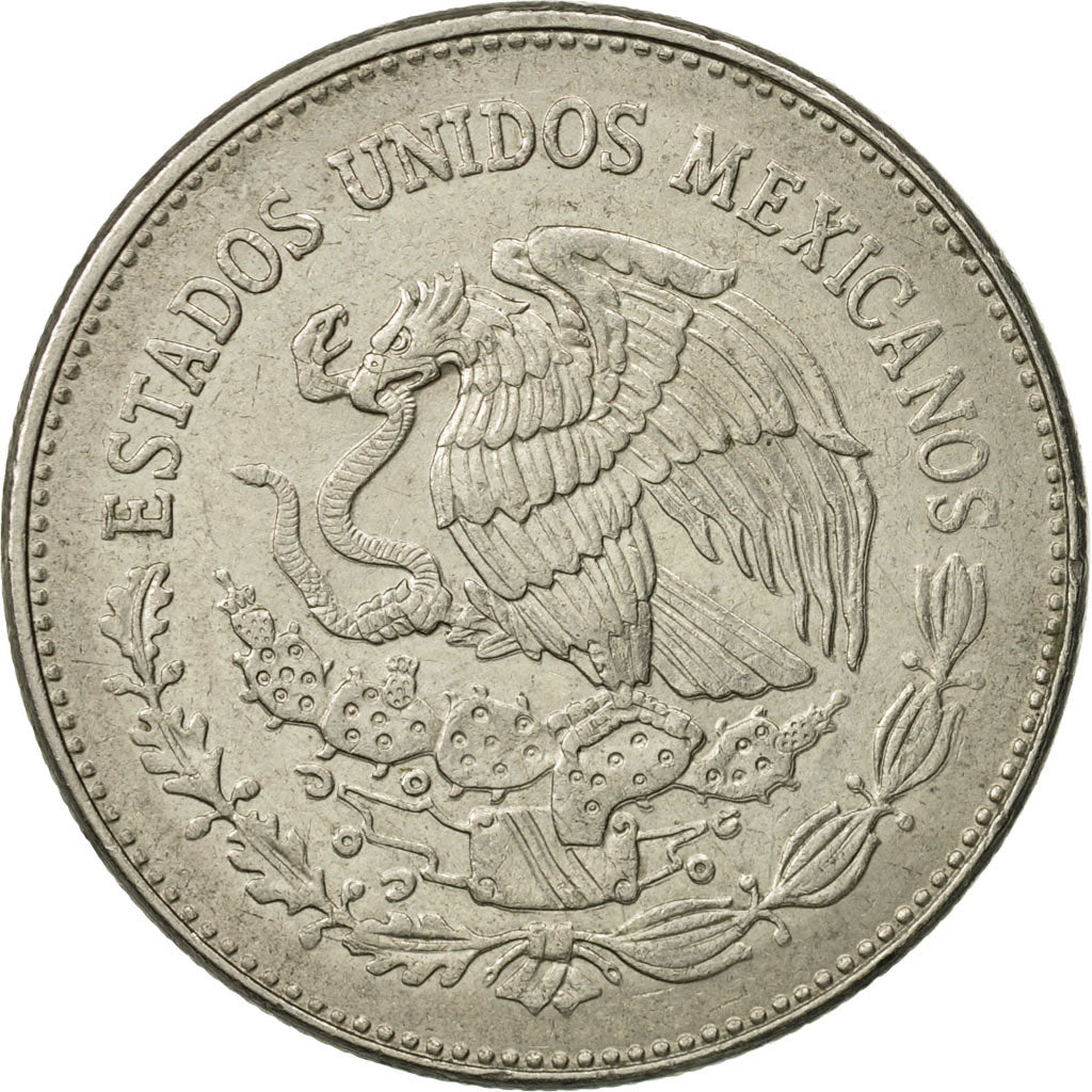 Coin, Mexico, 50 Pesos, 1984, Mexico City, EF(40-45), Copper-nickel, KM:490