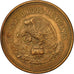 Mexico, 20 Centavos, 1951, Mexico City, EF(40-45), Bronze, KM:439