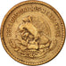Coin, Mexico, 5 Centavos, 1943, Mexico City, EF(40-45), Bronze, KM:424