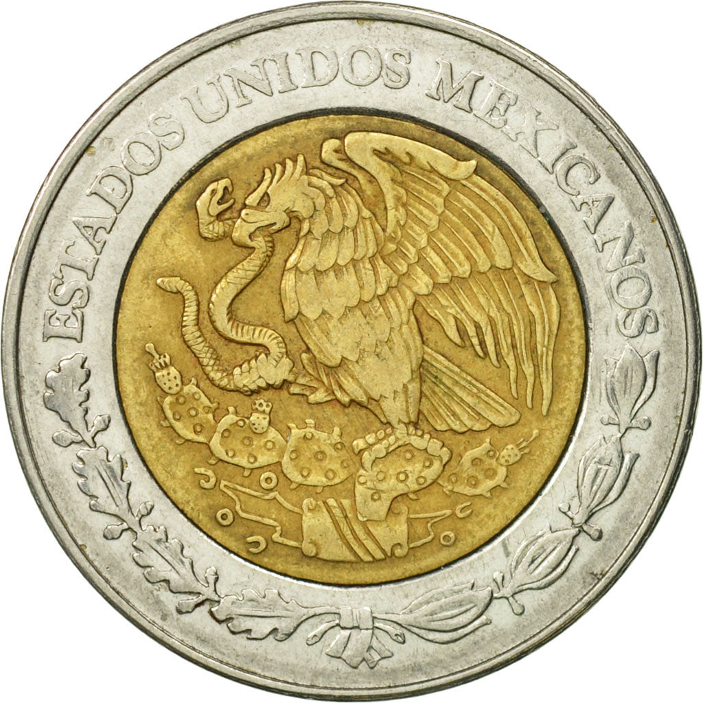 Moneta, Messico, 2 Pesos, 1998, Mexico City, BB, Bi-metallico, KM:604