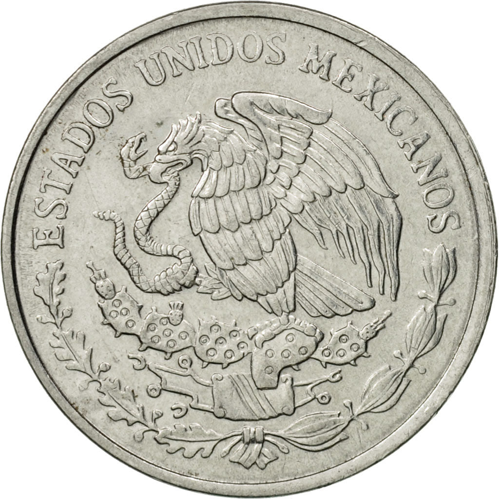 Moneta, Mexico, 10 Centavos, 1993, Mexico City, AU(50-53), Stal nierdzewna