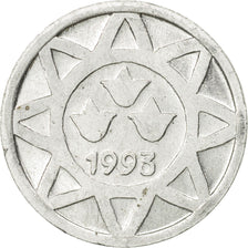 Azerbaijan, 5 Qapik, 1993, AU(55-58), Aluminum, KM:1a