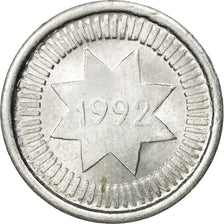 Azerbaiyán, 10 Qapik, 1992, EBC, Aluminio, KM:2