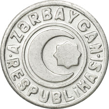 Azerbaijan, 20 Qapik, 1993, AU(55-58), Aluminum, KM:3a