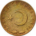 Moneta, Turcja, 5 Kurus, 1967, EF(40-45), Bronze, KM:890.1