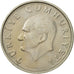 Coin, Turkey, 50 Lira, 1986, AU(55-58), Copper-Nickel-Zinc, KM:966
