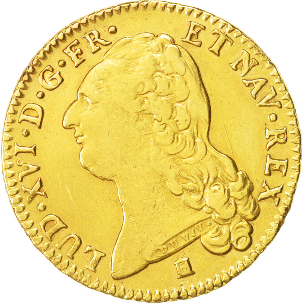 France, Louis XVI, 2 Louis D'or, 1786 K, Bordeaux, Gold, KM:592.8