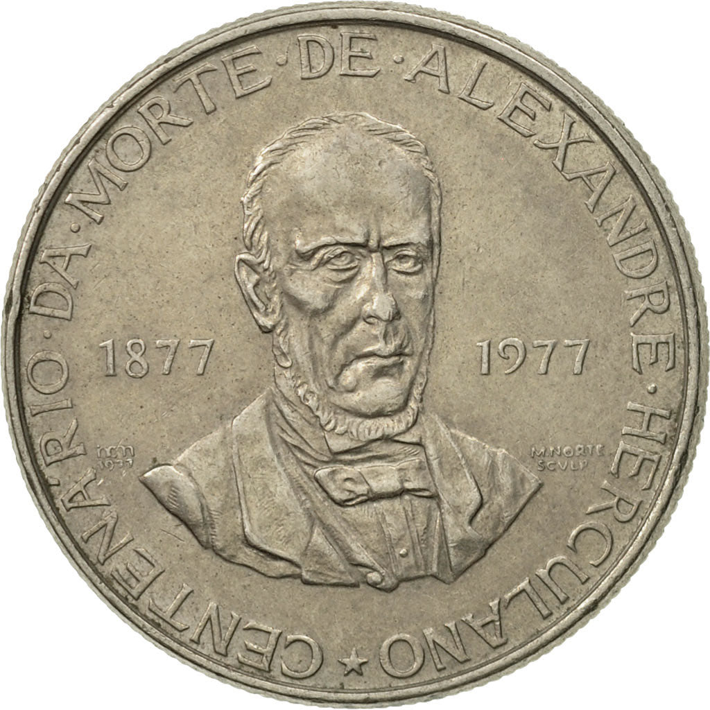 Moneta, Portogallo, 25 Escudos, 1977, Lisbon, BB, Rame-nichel, KM:608