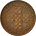Coin, Portugal, Escudo, 1973, EF(40-45), Bronze, KM:597