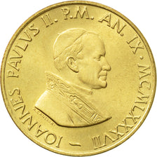 CIUDAD DEL VATICANO, John Paul II, 20 Lire, 1987, Roma, EBC, Aluminio - bronce