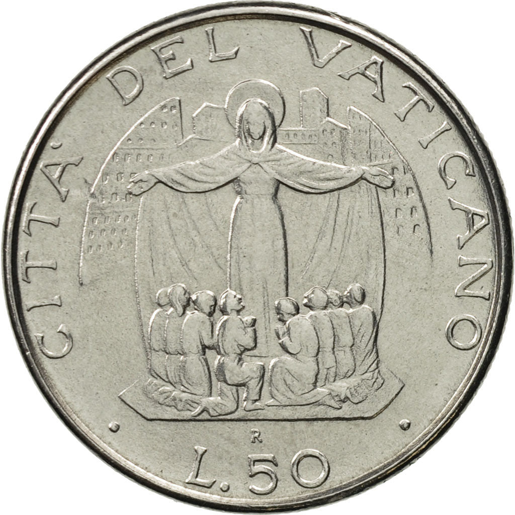 Moneda, CIUDAD DEL VATICANO, John Paul II, 50 Lire, 1987, Roma, EBC, Acero