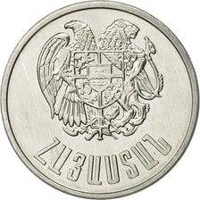 Coin, Armenia, 5 Dram, 1994, AU(55-58), Aluminum, KM:56