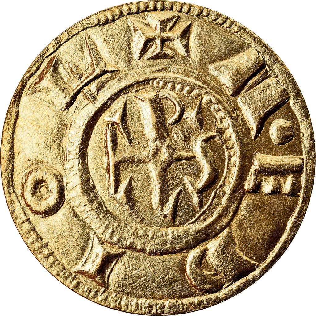 France, Medal, Reproduction, Denier de Charlemagne, MDP, MS(65-70)