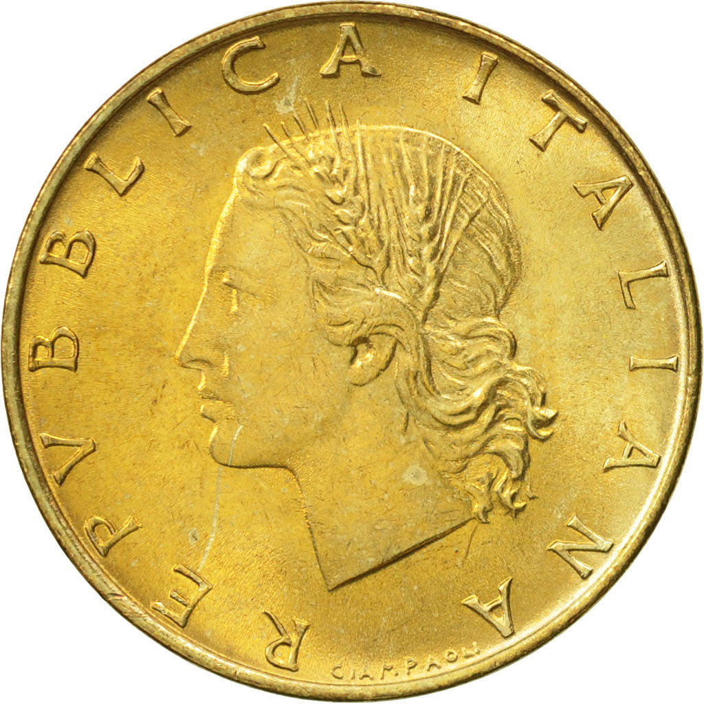Italy, 20 Lire, 1992, Rome, AU(55-58), Aluminum-Bronze, KM:97.2