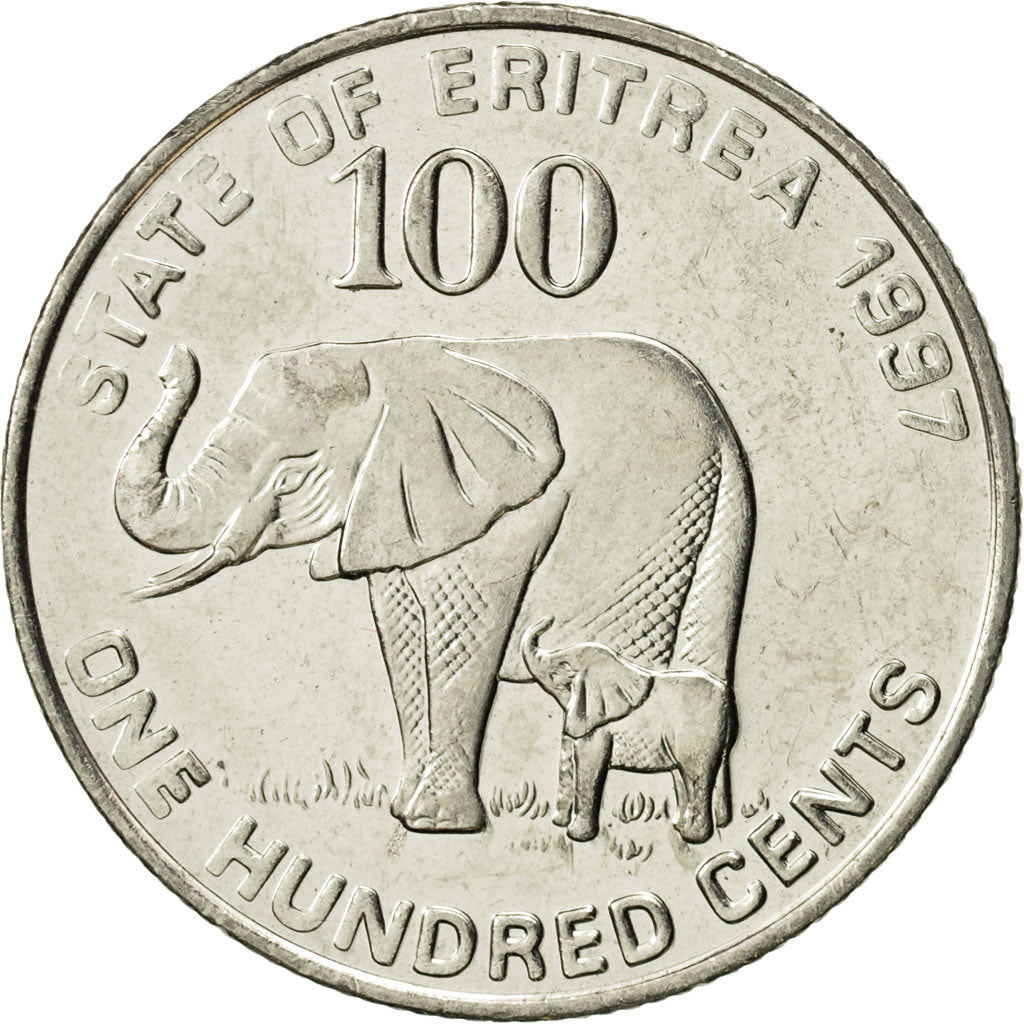 Munten, Eritrea, 100 Cents, 1997, PR, Nickel Clad Steel, KM:48