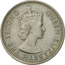 Munten, MALAYA & BRITS BORNEO, 10 Cents, 1961, ZF, Copper-nickel, KM:2