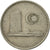 Moneta, Malezja, 10 Sen, 1981, Franklin Mint, EF(40-45), Miedź-Nikiel, KM:3