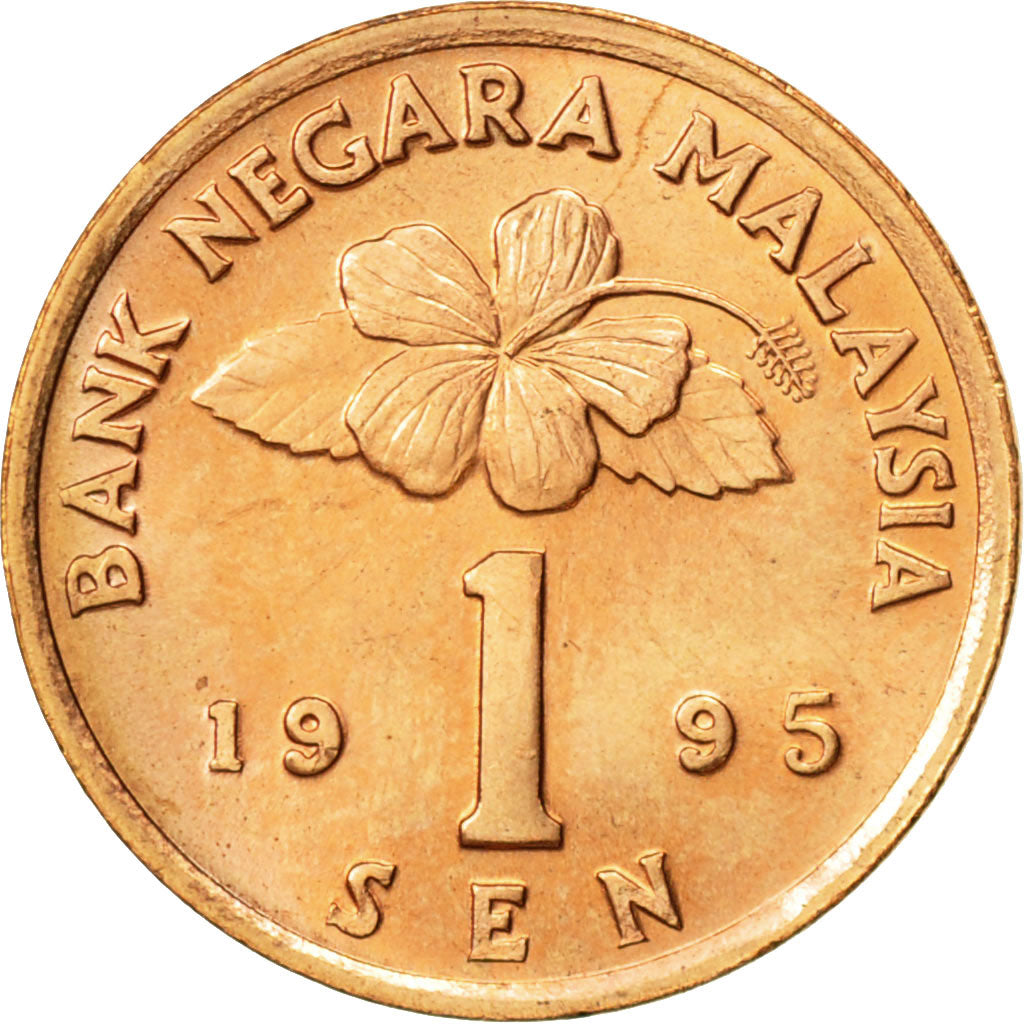 Monnaie, Malaysie, Sen, 1995, TTB+, Bronze Clad Steel, KM:49