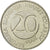 Coin, Slovenia, 20 Stotinov, 2006, MS(63), Aluminum, KM:8