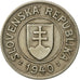 Slovakia, Koruna, 1940, EF(40-45), Copper-nickel, KM:6