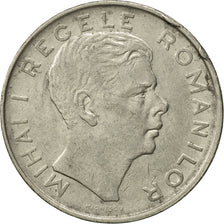 Munten, Roemenië, Mihai I, 100 Lei, 1943, ZF, Nickel Clad Steel, KM:64