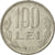 Moneda, Rumanía, 100 Lei, 1993, MBC, Níquel chapado en acero, KM:111