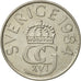 Coin, Sweden, Carl XVI Gustaf, 5 Kronor, 1984, EF(40-45), Copper-nickel, KM:853