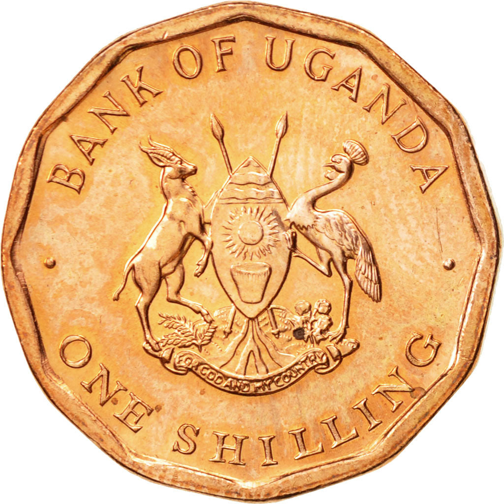 Monnaie, Uganda, Shilling, 1987, SPL, Copper Plated Steel, KM:27