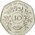 Moneta, Uganda, 10 Shillings, 1987, SPL, Acciaio placcato nichel, KM:30
