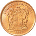 Moneta, Południowa Afryka, 2 Cents, 1997, MS(63), Miedź platerowana stalą