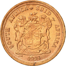 Coin, South Africa, Cent, 1993, AU(55-58), Copper Plated Steel, KM:132