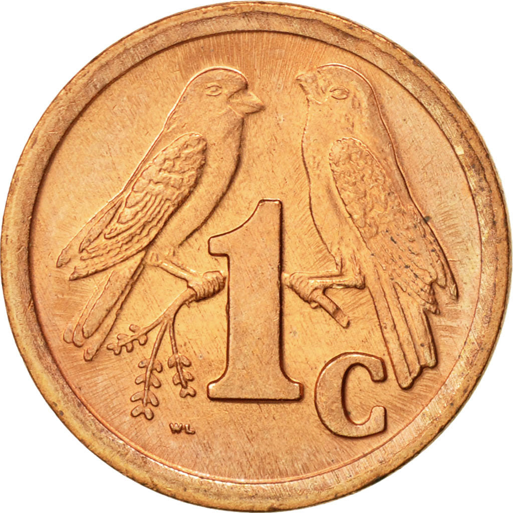 Coin, South Africa, Cent, 1993, AU(55-58), Copper Plated Steel, KM:132