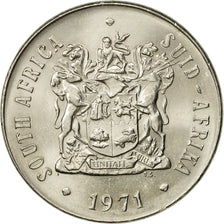 Coin, South Africa, 50 Cents, 1971, AU(55-58), Nickel, KM:87
