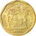 Münze, Südafrika, 20 Cents, 1993, Pretoria, VZ, Bronze Plated Steel, KM:136