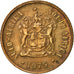 Munten, Zuid Afrika, Cent, 1975, ZF, Bronze, KM:82