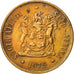 Coin, South Africa, 2 Cents, 1975, EF(40-45), Bronze, KM:83