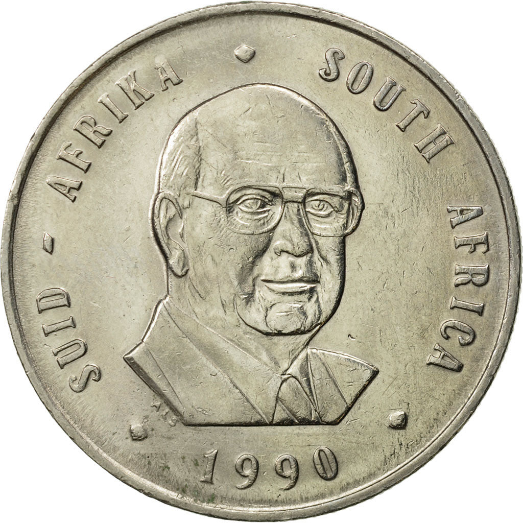 South Africa, Rand, 1990, EF(40-45), Nickel, KM:141