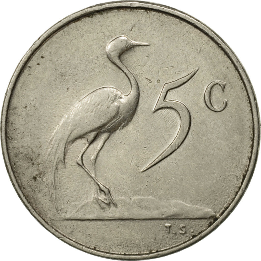 Münze, Südafrika, 5 Cents, 1965, SS, Nickel, KM:67.1